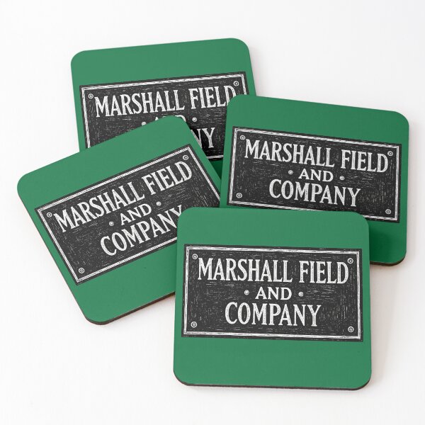 Item preview, Marshall Field and Company Classic Iconic Brass Store Sign  Chicago State Street  Nostalgia Linocut designed and sold by vle707.