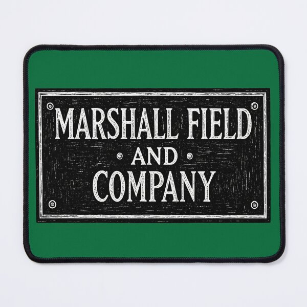 Item preview, Marshall Field and Company Classic Iconic Brass Store Sign Chicago State Street Nostalgia Linocut designed and sold by vle707.