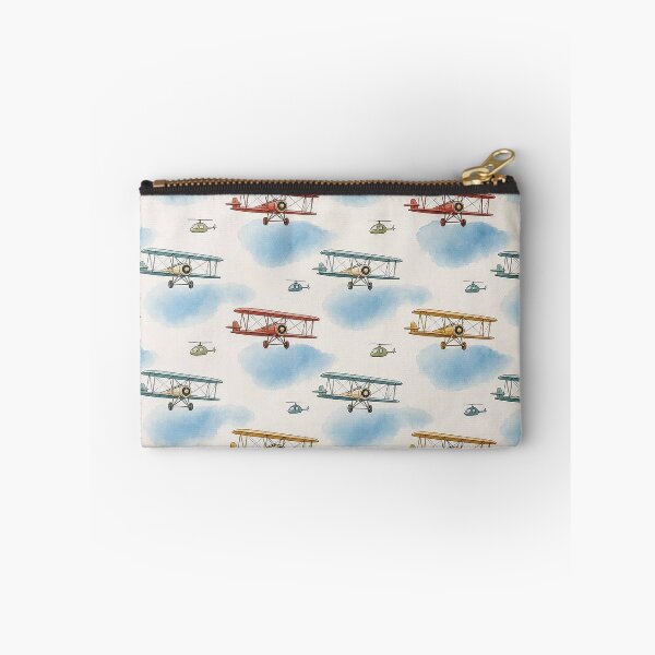Artikelvorschau, Nahtloses Vektormuster mit Vintage-Flugzeugen und -Hubschraubern – ideal für Kindertextilien und Tapeten mit Luftfahrtmotiven entworfen und verkauft von Nubian Style.