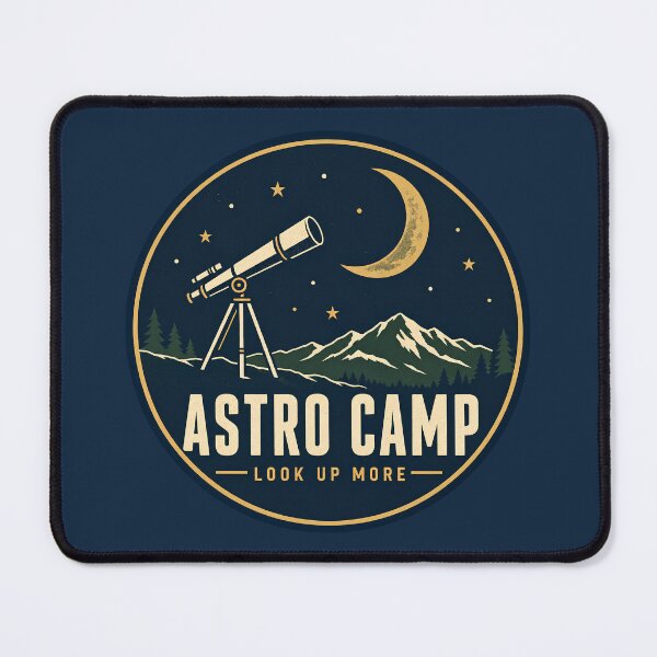 Item preview, Vintage Astro Camp Stargazing Telescope Design designed and sold by Mostafa Studio.