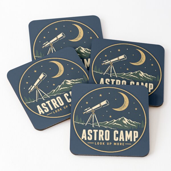 Item preview, Vintage Astro Camp Stargazing Telescope Design designed and sold by Mostafa Studio.