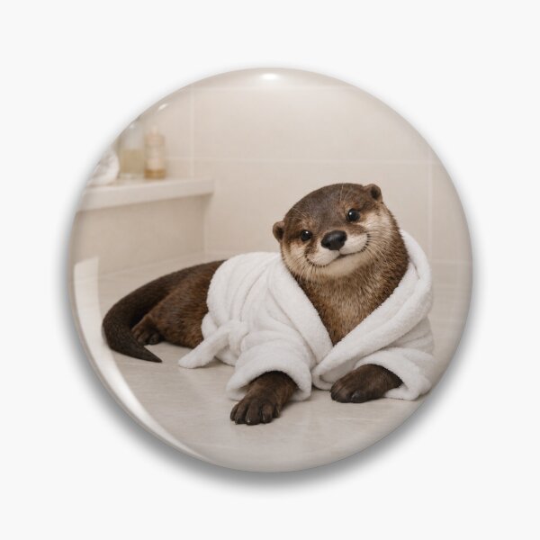 Item preview, Otter White Bathrobe designed and sold by Sillytoe.