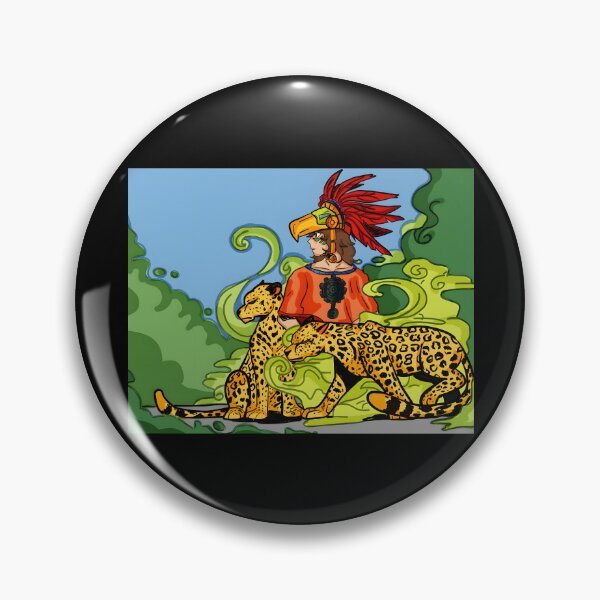 Item preview, Aztec Warrior with Jaguars Design designed and sold by elijbclaude.