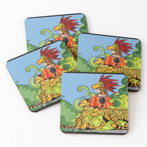 Item preview, Aztec Warrior with Jaguars Design designed and sold by elijbclaude.
