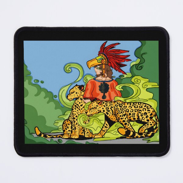 Item preview, Aztec Warrior with Jaguars Design designed and sold by elijbclaude.