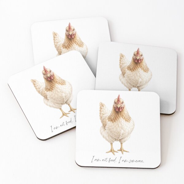 Item preview, I Am Not Food I Am Someone Vegan Chicken Animal Welfare Animal Rights Veganism Go Vegan designed and sold by Annika Shurafa.