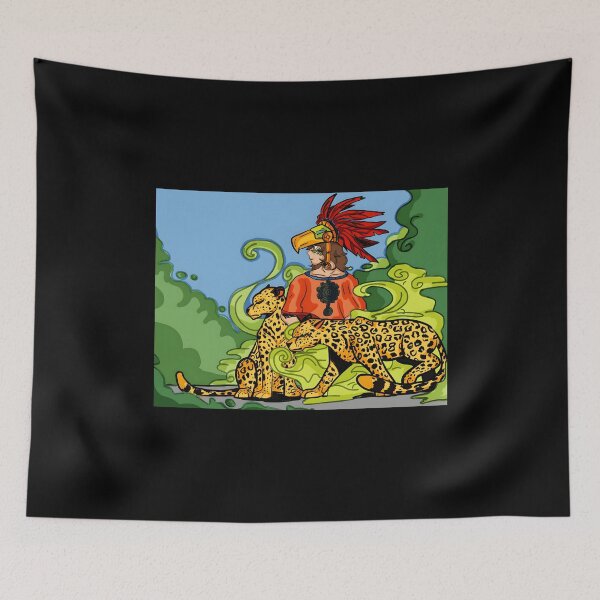 Item preview, Aztec Warrior with Jaguars Design designed and sold by elijbclaude.