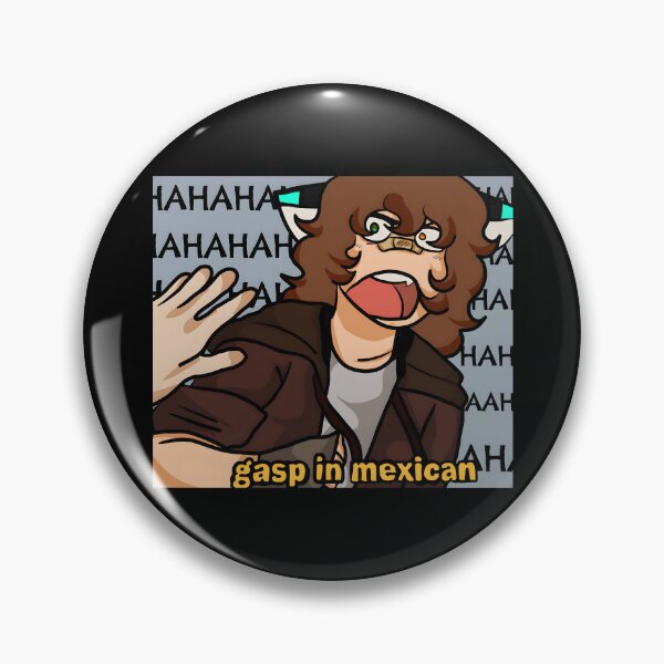 Item preview, humorous gasp in mexican illustration designed and sold by elijbclaude.