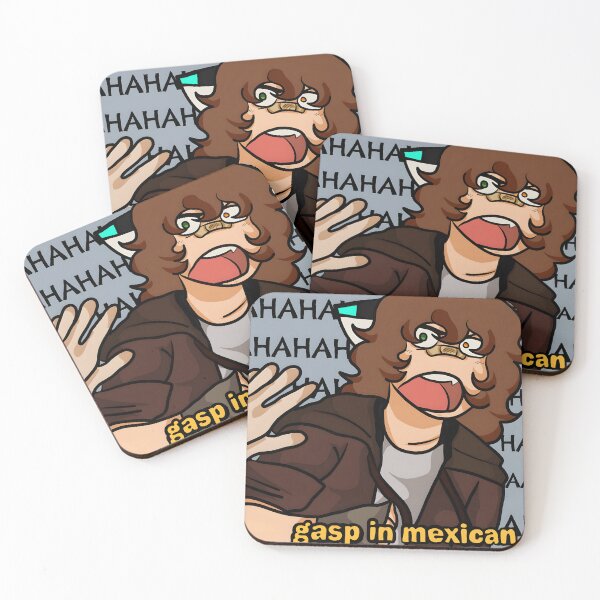 Item preview, humorous gasp in mexican illustration designed and sold by elijbclaude.