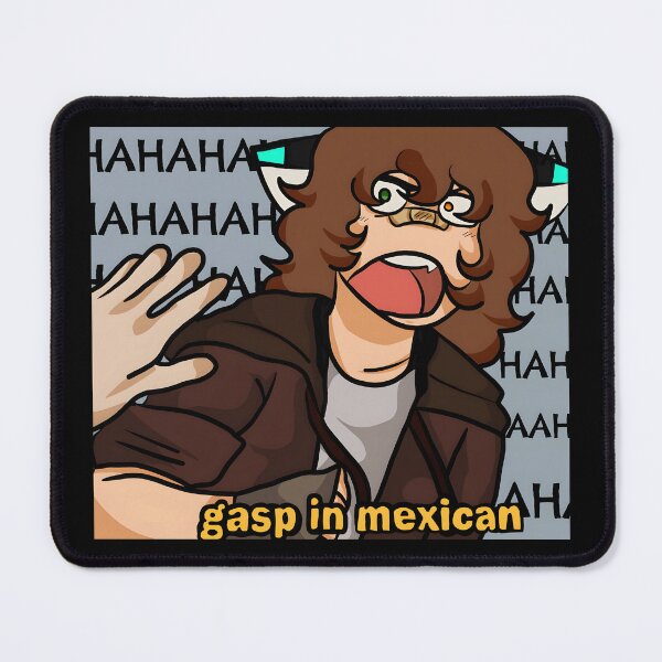 Item preview, humorous gasp in mexican illustration designed and sold by elijbclaude.