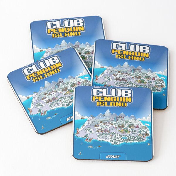 Item preview, Club Penguin Island Travel Poster designed and sold by vulpixystix.