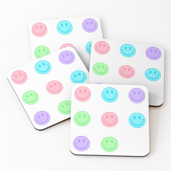 Item preview, Pastel Smiley Faces Sticker Pack/Sheet- Small Size designed and sold by SlimyFish.