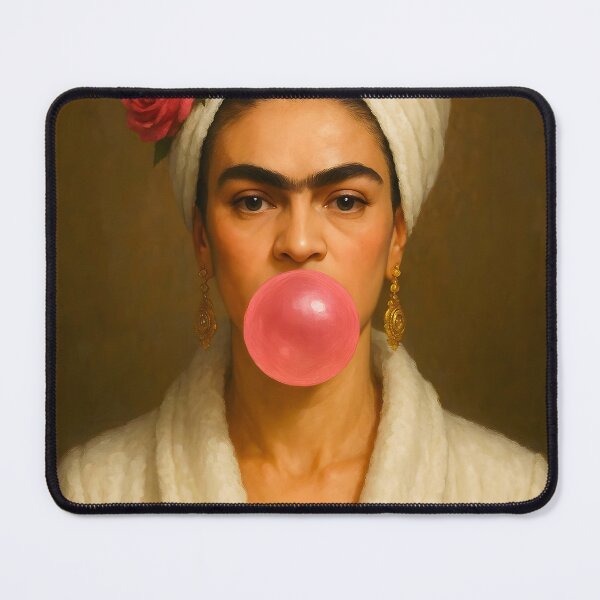 Item preview, Frida Kahlo Bubblegum Portrait designed and sold by ARTAFACT.