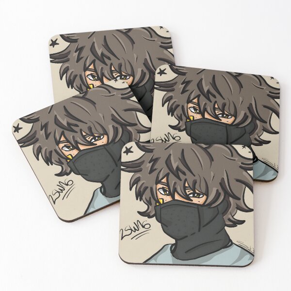 Item preview, Chibi Character with Mask and Wild Hair designed and sold by elijbclaude.