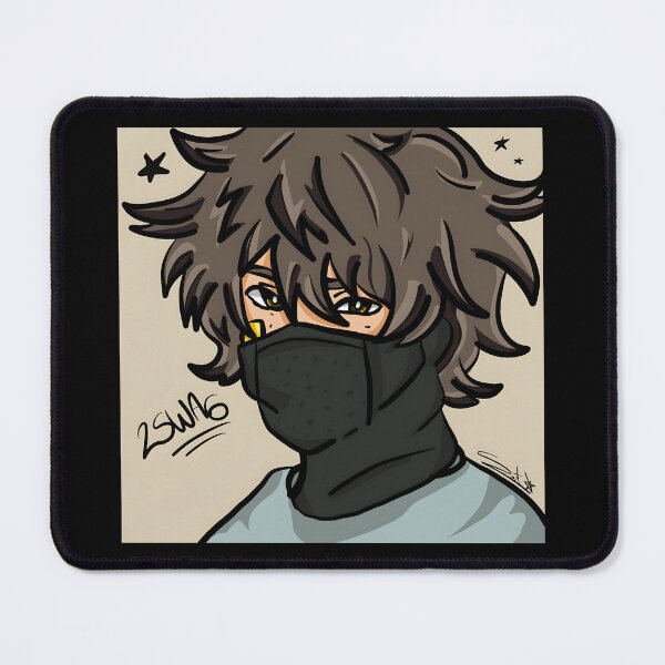 Item preview, Chibi Character with Mask and Wild Hair designed and sold by elijbclaude.