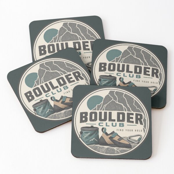 Item preview, Vintage Boulder Club Rock Climbing Design designed and sold by Mostafa Studio.