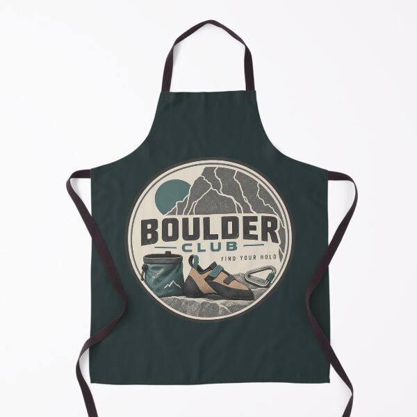 Item preview, Vintage Boulder Club Rock Climbing Design designed and sold by Mostafa Studio.