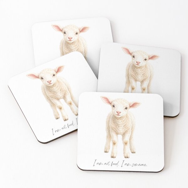 Item preview, I Am Not Food I Am Someone Vegan Lamb Sheep Animal Welfare Animal Rights Go Vegan designed and sold by Annika Shurafa.