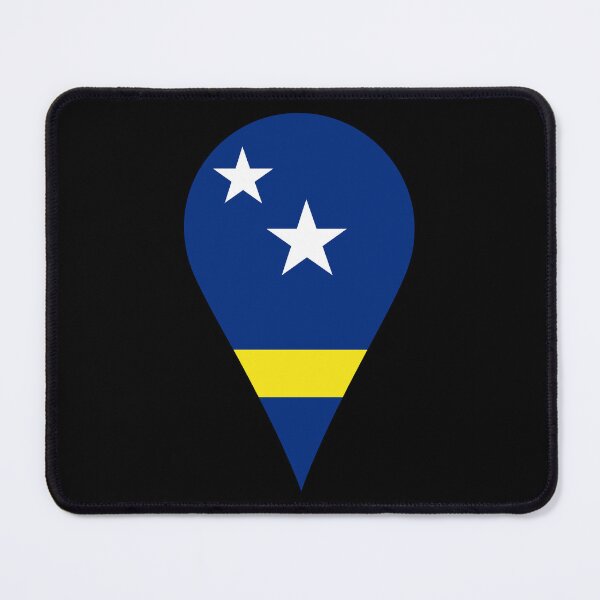 Item preview, Curacao Flag Location Pin Map Marker | Curacaoan Destination GPS Icon designed and sold by NTGUILTY.