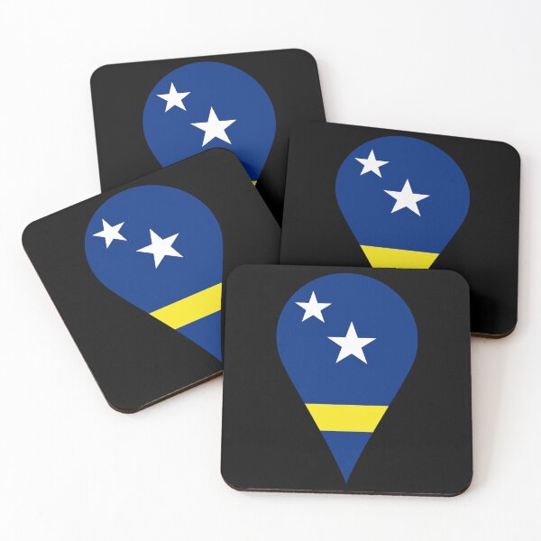 Item preview, Curacao Flag Location Pin Map Marker | Curacaoan Destination GPS Icon designed and sold by NTGUILTY.