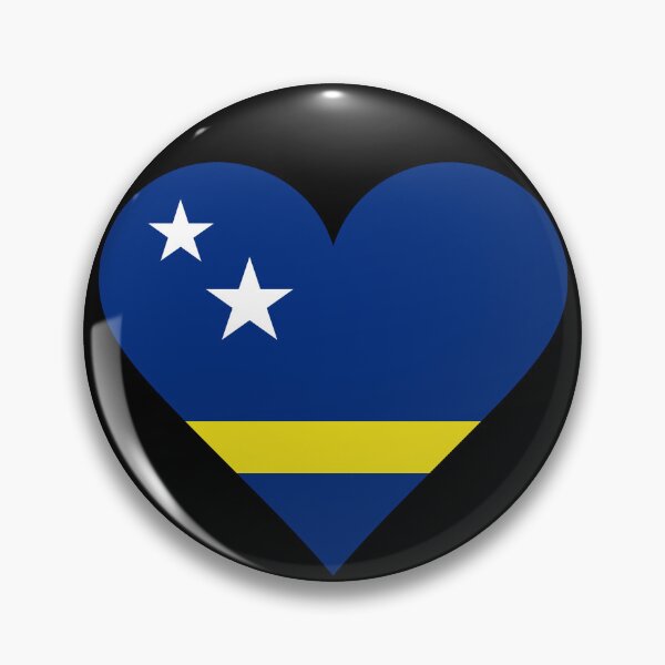 Item preview, Curacao Heart Flag Graphic | I Love Curacao Patriotic Symbol designed and sold by NTGUILTY.