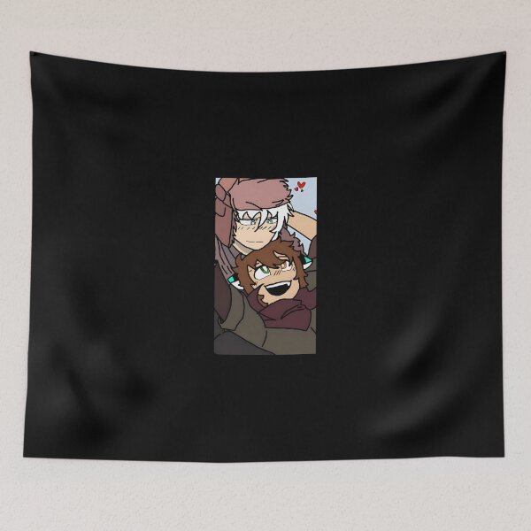 Item preview, Cute Anime Couple Embrace with Hearts designed and sold by elijbclaude.
