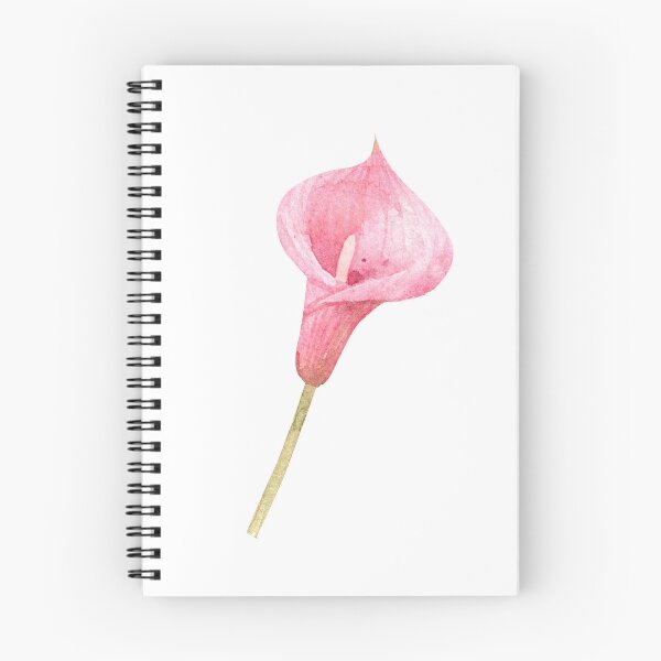 Item preview, Pink Calla Lily Flower with Green Stem designed and sold by White Rabbit Design .