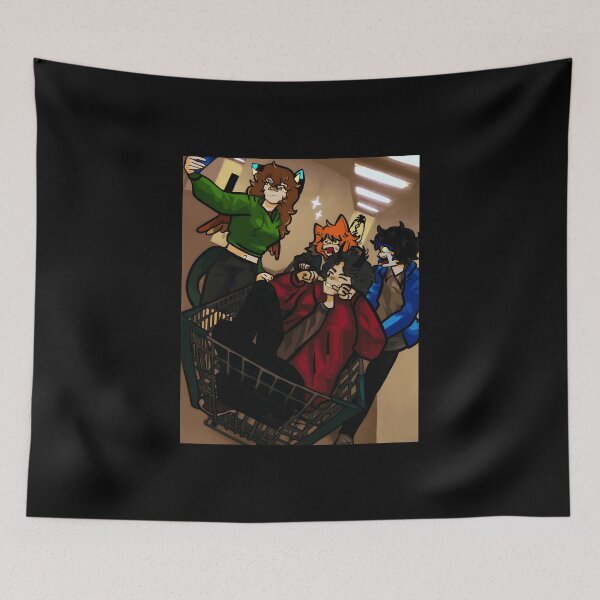 Item preview, Playful Group Adventures in a Shopping Cart designed and sold by elijbclaude.