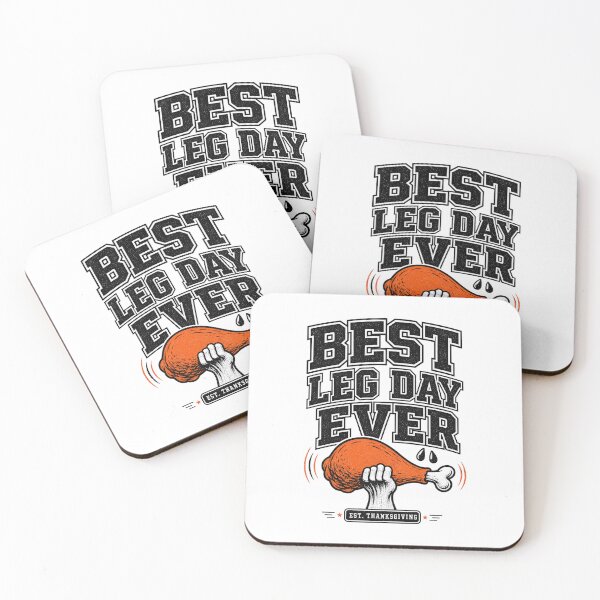 Item preview, Best Leg Day Ever Funny Turkey Thanksgiving Shirt designed and sold by CerealBoxInk.