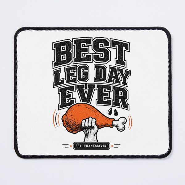 Item preview, Best Leg Day Ever Funny Turkey Thanksgiving Shirt designed and sold by CerealBoxInk.
