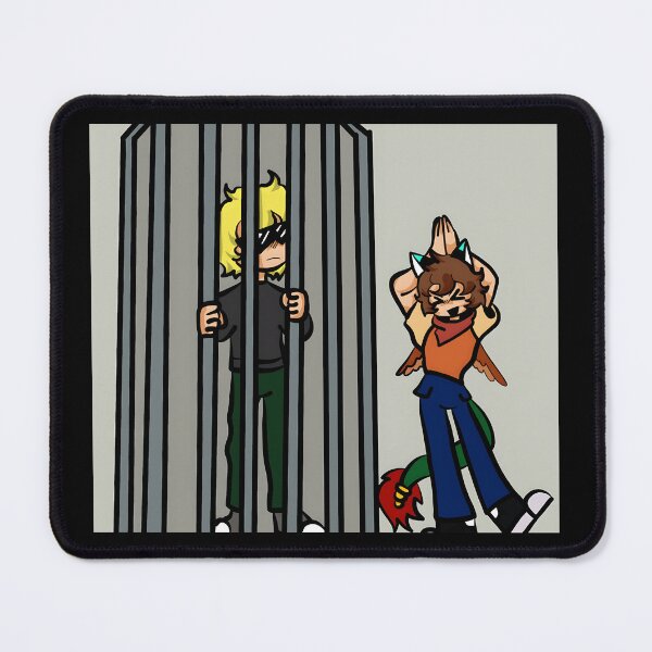 Item preview, Funny Cartoon Characters in a Jail Scene designed and sold by elijbclaude.