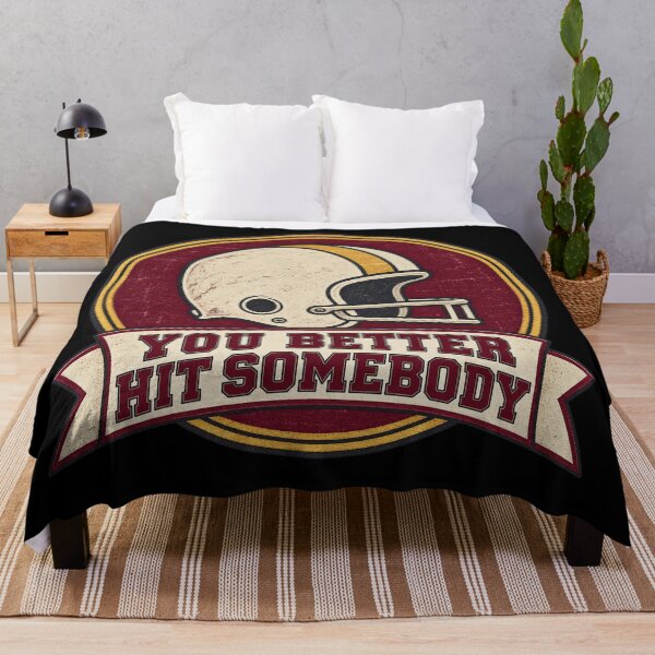 Item preview, You Better Hit Somebody Funny Football Mom designed and sold by Ela-graphicwiz.