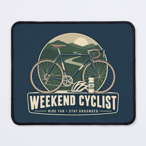 Item preview, Vintage Weekend Cyclist Road Bike Design designed and sold by Mostafa Studio.