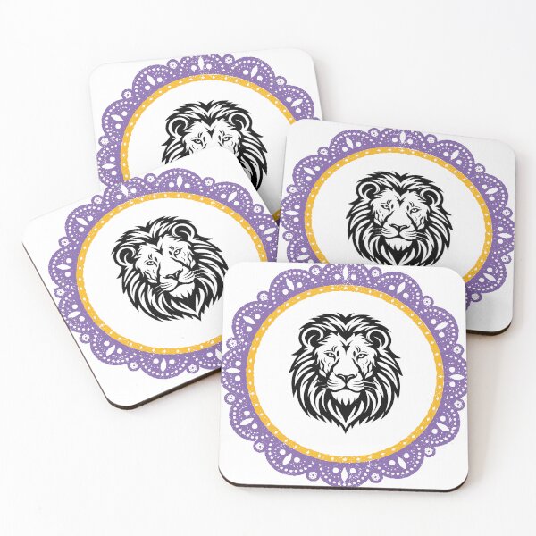 Item preview, LION HEAD STICKER designed and sold by LasonasDesigns.