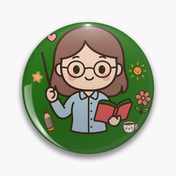 Item preview, Kawaii teacher without text  designed and sold by KawaiiHero.