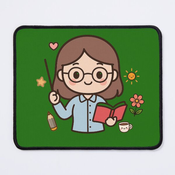 Item preview, Kawaii teacher without text designed and sold by KawaiiHero.
