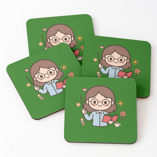 Item preview, Kawaii teacher without text  designed and sold by KawaiiHero.