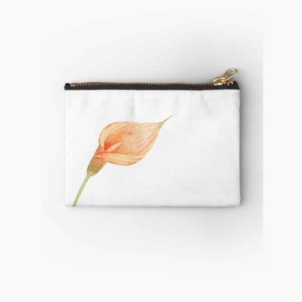 Item preview, Orange Calla Lily Flower with Green Stem designed and sold by White Rabbit Design .