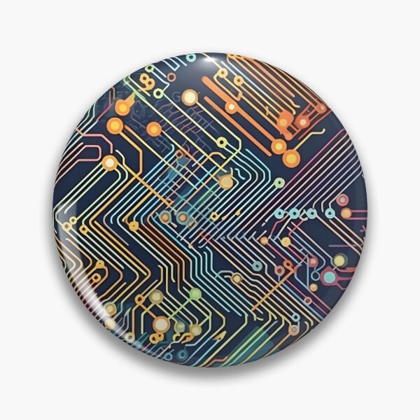 Item preview, Rainbow Circuit Board – Colorful Technology Pattern designed and sold by UlDesigns.