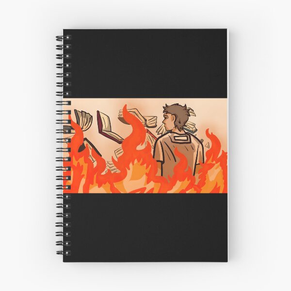 Item preview, Burning Books and Flames Design designed and sold by elijbclaude.