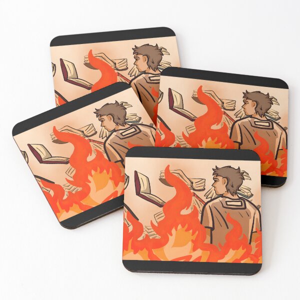 Item preview, Burning Books and Flames Design designed and sold by elijbclaude.