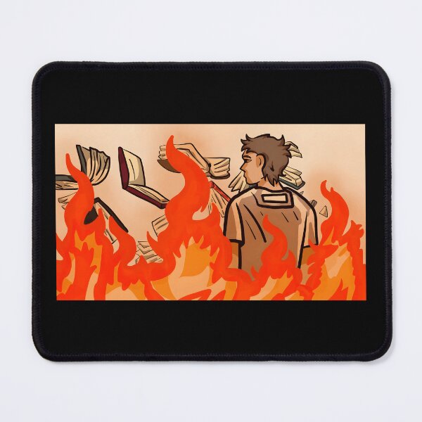 Item preview, Burning Books and Flames Design designed and sold by elijbclaude.