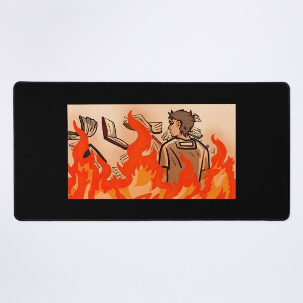Item preview, Burning Books and Flames Design designed and sold by elijbclaude.