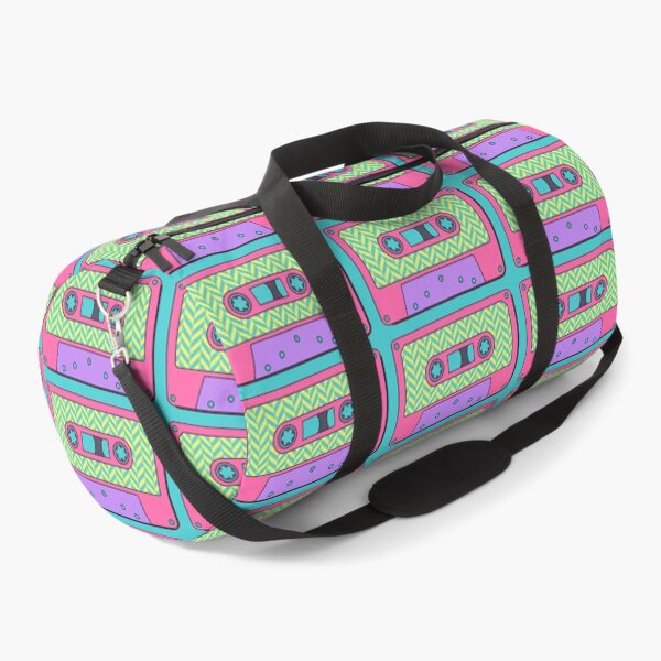 Item preview, Retro Cassette Tape in Pink, Purple, Yellow and Teal designed and sold by LaRoach Digital Arts.