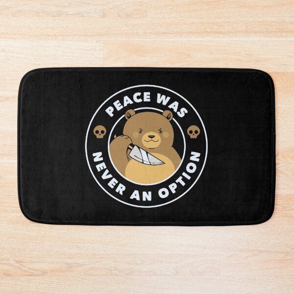 Item preview, Peace Was Never An Option Funny Bear designed and sold by Tobe Fonseca®.