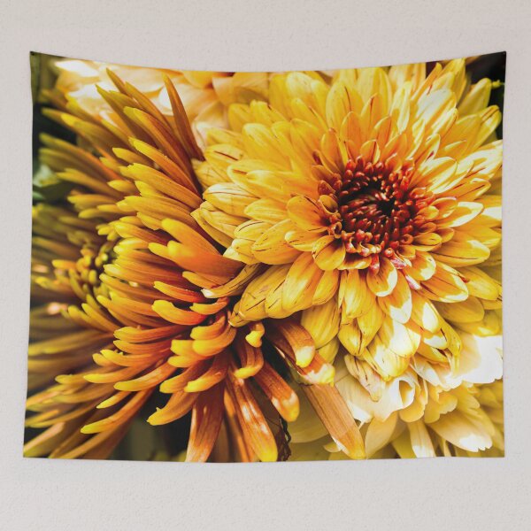 Item preview, Yellow Red Chrysanthemum  designed and sold by nastiaart.