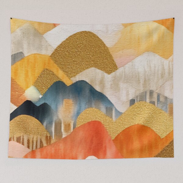 Item preview, Modern Abstract Art In Golden, Orange And Cream  designed and sold by DEC02.