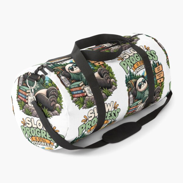 Item preview, Slow Progress Is Still Progress Funny Panda Motivational Hiking Design designed and sold by BDLuck2021.