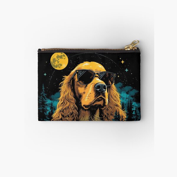Item preview, Golden cocker spaniel with sunglasses 90s wildlife designed and sold by aponwao.