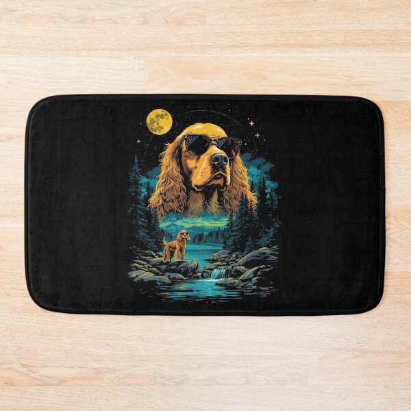 Item preview, Golden cocker spaniel with sunglasses 90s wildlife designed and sold by aponwao.